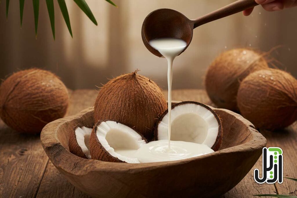 ۲۰ خواص شیر نارگیل برای سلامتی